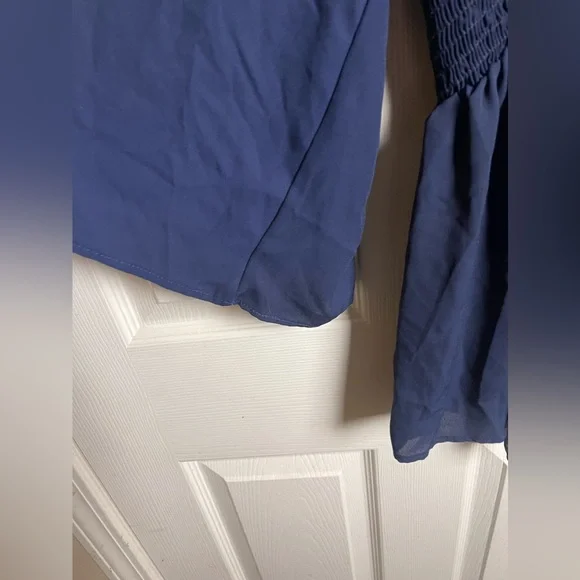 Torrid “BABYDOLL GEORGETTE SMOCKED BLOUSE” Size 2XL - Picture 6 of 11